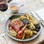 Roasted Salmon with Vegetables