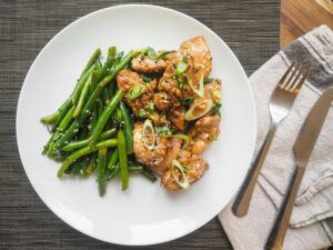 Chicken with Green Beans and Sauce