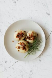 Potato Dumplings with Bacon and Dill