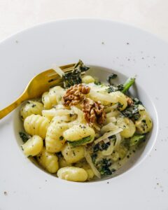 Gnocchi with Pesto Sauce