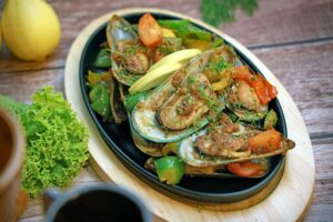 Garlic and Herb Mussels