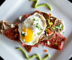 Chilaquiles with Sunny Side Up Egg