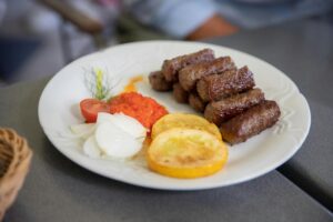 Cevapcici with Ajvar