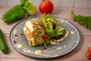 Mediterranean Chicken Wrap