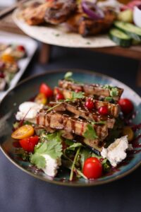 Grilled Eggplant Salad